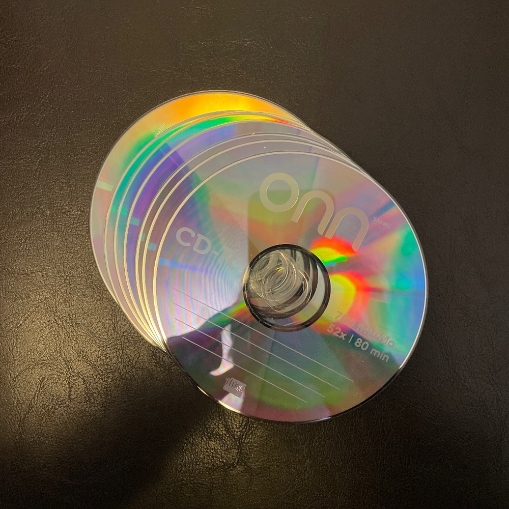 7 blank CDs